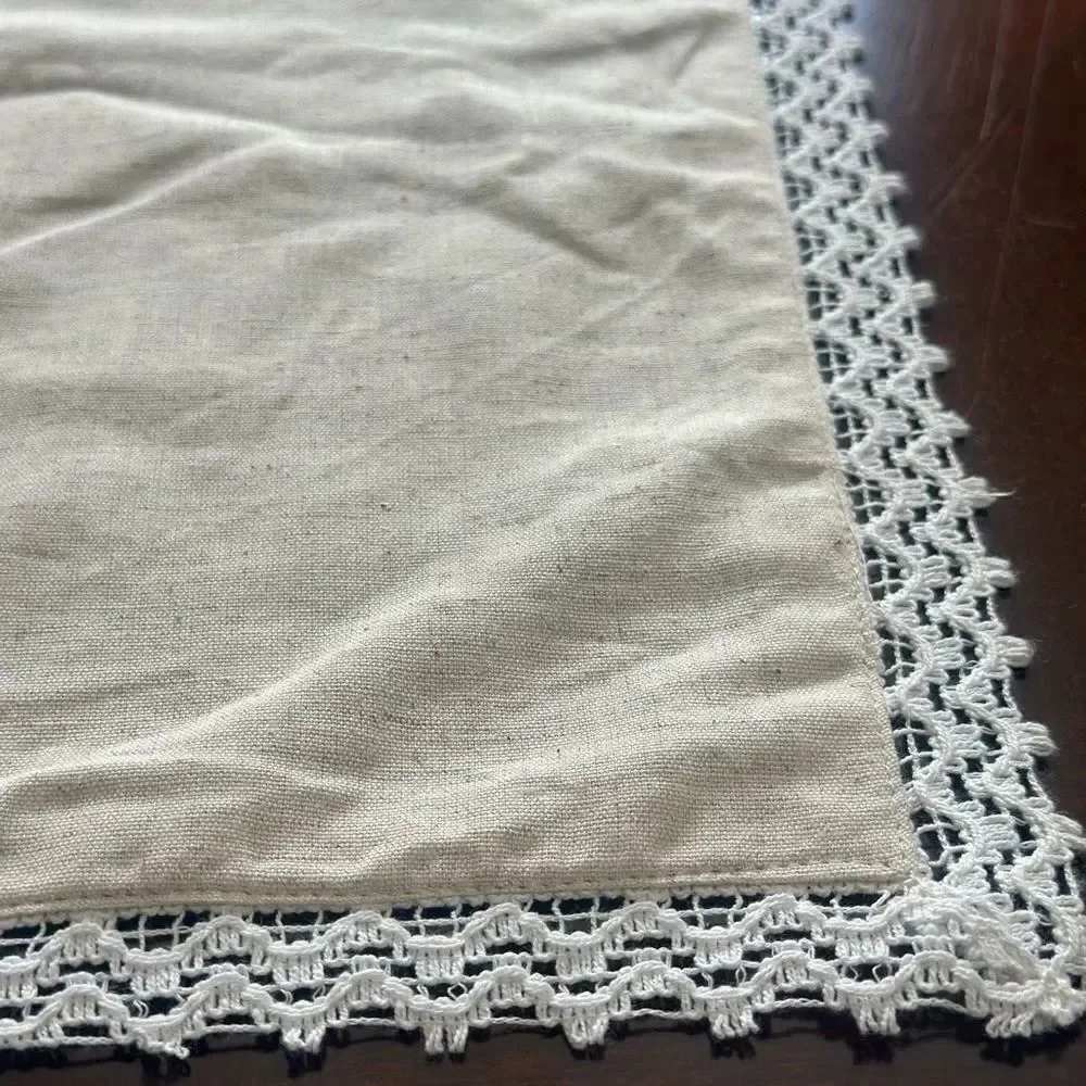 Nicole Miller Cotton Blend Table Runner